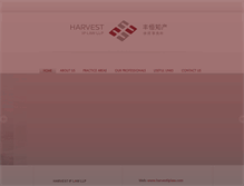 Tablet Screenshot of harvestiplaw.com